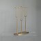 Vintiquewise Small Hanukkah Menorah, 9 Branch Tea Light Candle Holders, Gold QI004643.DG.S - alternate 7